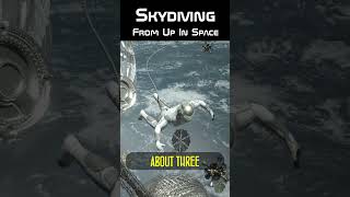 Skydiving From Up In Space [upl. by Llednor]