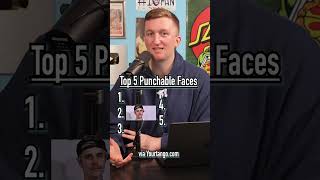 TOP 5 celebrities with PUNCHABLE FACES shorts top10 top5 tierlist funny [upl. by Merri]