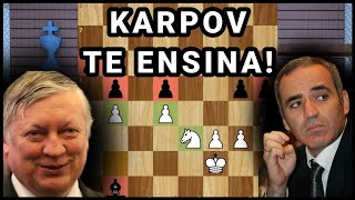 KARPOV vs KASPAROV Como vencer o FINAL de PEÇAS MENORES  Clássicos do Xadrez [upl. by Amice]