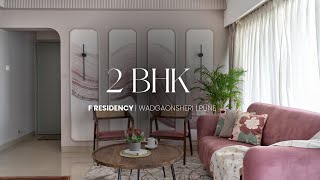 2BHK Full Home Interior Design in FResidencyWadgaonsheriPune interiordesignminimalinterior [upl. by Barbey]