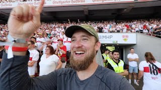 Incredible German Football Fans Vfb Stuttgart Karawane vs Mainz  condensed version [upl. by Ayatnohs]