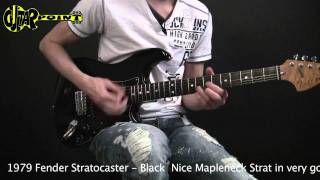 1979 Fender Stratocaster Black  GuitarPoint Vintage [upl. by Moreno]