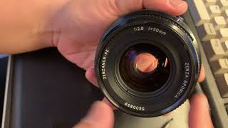 Bronica ETR Lens setup for lens adaptor [upl. by Thgiled]