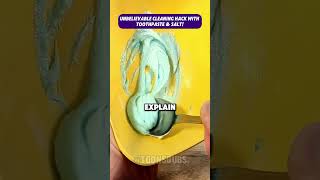 Toothpaste amp Salt The Ultimate Cleaning Combo cleaningtips homehacks diy [upl. by Ennovy13]