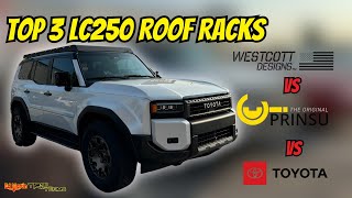 LC250 Roof Racks  Westcott v Prinsu v OEM [upl. by Drida]