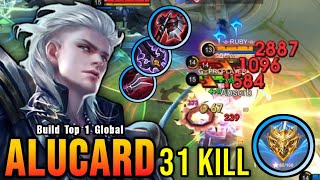 Alucard 31 Kills Insane One Shot Damage Build  Build Top 1 Global Alucard  MLBB [upl. by Ahmed]