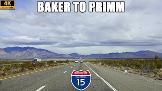 Interstate 15 North Baker California to Primm Nevada [upl. by Ellesirg521]