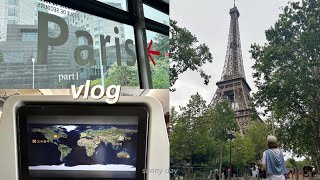 【Paris vlog】6泊8日パリ旅行part1🇫🇷パリオリンピック地獄の2時間半＋14時間フライト🥲 [upl. by Gale]