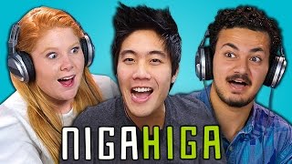 TEENS REACT TO NIGAHIGA RYAN HIGA [upl. by Wallford]