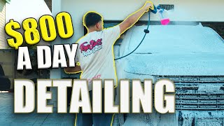 How to Make 800 A DAY DETAILING  TOPCLASS DETAIL [upl. by Monsour]