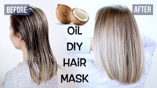 DIY Coconut Oil Hair Mask Tips amp Tricks [upl. by Hershell]