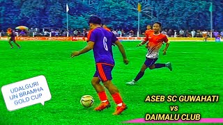 Guwahati ASEB SC vs Daimalu Club Sastrapara Football Match UN Bramha Gold Cup Udalguri 2024 [upl. by Nappie349]