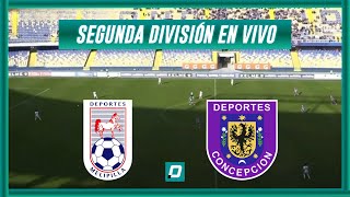 🔴DEPORTES MELIPILLA VS DEPORTES CONCEPCIÓN🔴SEGUNDA DIVISIÓN 2024🔴MODO RADIO [upl. by Jana]