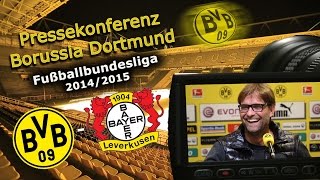 BVB Pressekonferenz  Borussia Dortmund  Bayer 04 Leverkusen [upl. by Ban809]