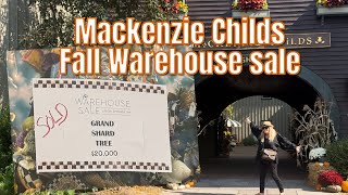 Mackenzie Childs Warehouse Fall Sale Shop With me Home Decor Fall Decor Christmas Decor [upl. by Ehcor]