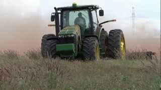 Trator John Deere 8320R com grade 28quot x 44 [upl. by Sill]