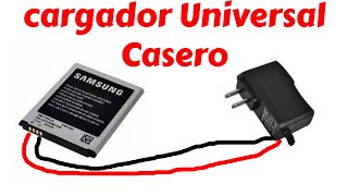 Como Hacer Un Cargador Universal 100 Casero [upl. by Noitsuj]