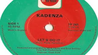 Kadenza Lets Do It 1983 [upl. by Arelc]