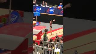 France Oyonnax 2024 Élina NEMOUR gymnast gymnasticschampionships vault [upl. by Aihseyt]