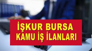 İŞKUR BURSA KAMU İŞ İLANLARI PERSONEL ALIMI [upl. by Anauj36]