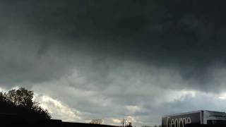 Circular Storm Tornado Forming on A34 at Kidlington Oxfordshire [upl. by Narmi]