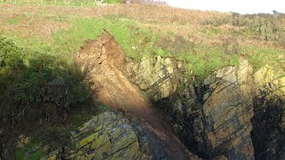 Cadgwith Cove Cliff Fall 1822024 [upl. by Mindi]