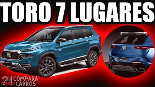 COMO SERIA UMA FIAT TORO SUV 7 LUGARES NOVA FREEMONT [upl. by Gschu706]