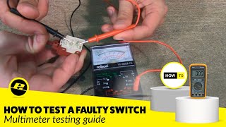 How to Check a Faulty Switch Using a Multimeter [upl. by Iviv]