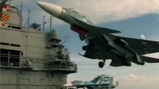 Sukhoi Su33  Amazing Footage [upl. by Nairda]