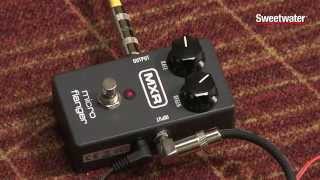 MXR M152 Micro Flanger Pedal Review by Sweetwater [upl. by Vandyke]