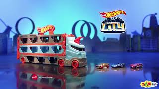 Hot Wheels Speedway Hauler GVG37  ToyMagic Malta [upl. by Aicekal]