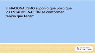 El nacionalismo Ideologías siglo XIX [upl. by Eniawtna]