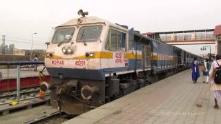 Cranking of a WDP4D locomotive EMD GT46ACe Loco Startup  Indian Railways [upl. by Esorbma879]