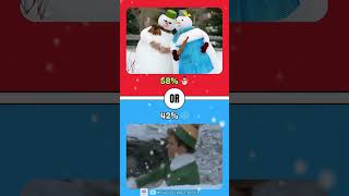 Would You Rather Questions Christmas Edition Part 7 wouldyourather christmas wednesday quiz [upl. by Rebekkah]