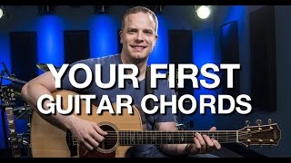 Your First Guitar Chords  Beginner Guitar Lesson 8 [upl. by Adnomar]