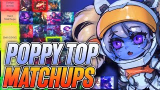 Poppy Top Matchup TIERLIST with Gemi 2023 Edition  League Of Legends [upl. by Malcom840]