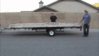 Extendable Trailer Demonstration [upl. by Yaffit]