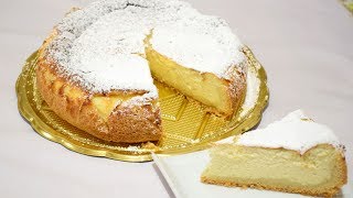 TORTA DI RICOTTA E BUDINO  Kasekuchen ricetta torta al formaggio tedesca [upl. by Byler]