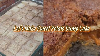 Sweet Potato Dump Cake  Super Easy amp Delicious  Fall Baking Recipes Ep 2 [upl. by Eirahcaz]