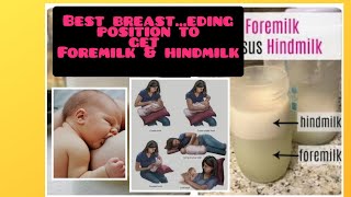 EFFECTIVE BREASTFEEDING POSITIONS TO PREVENT CRACKED NIPPLES amp FEED BABY WITH FOREMILK AND HINDMILK [upl. by Odysseus]