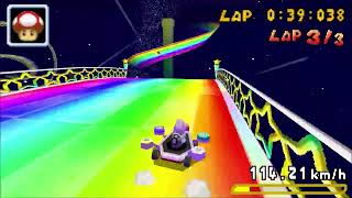 MKDS Rainbow Road nonSC 157032 [upl. by Greg]