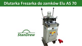 Dłutarka Frezarka do zamków Elu AS 70  StanDrew [upl. by Odnumde455]