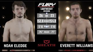 Fury CS 10 Noah Eledge vs Everett Williams [upl. by Ahcurb]