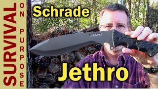 Schrade SCHF48 Jethro Full Tang Chopper [upl. by Shiller]