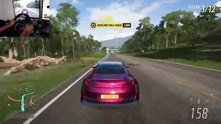 Forza Horizon 5  Infiniti Q60 Concept  Road Race  Steering Wheel Gameplay [upl. by Drolyag]