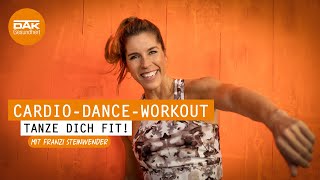 CardioDanceWorkout Tanz Dich fit  fitmitfranzi  DAKGesundheit [upl. by Alvie666]