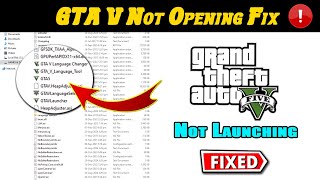 How To Fix GTA 5 Not Opening  GTA V Not Launching Fix  GTA V Not Open Fix When Click On Launcher [upl. by Osei512]