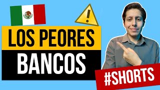 PEORES bancos en México⛔️ en cuestión de reclamaciones shorts [upl. by Tonkin]