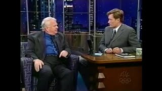 Malachy McCourt on quotLate Night with Conan OBrienquot  10400 [upl. by Amikan]