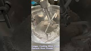 Cooking Mixer Machine Fried Pueraria Root Powderautomatic cooking mixerindustrial cooker [upl. by Enoek415]